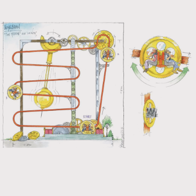 „Roller Ball“: The imaginative Family Coaster with a swinging Freefall experience