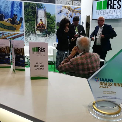 ”Brass Ring Award” for Ride Engineers Switzerland “Best New Product Major Rides / Attractions”